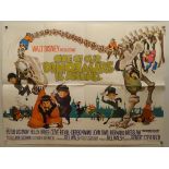 ONE OF OUR DINOSAURS IS MISSING (1975) - UK Quad Film Poster - FIRST RELEASE - Classic WALT DISNEY