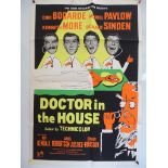 DOCTOR IN THE HOUSE (1955) - British One Sheet Film Poster (27” x 40” – 68.5 x 101.5 cm) - Very Fine