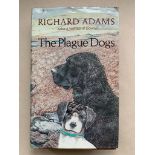 SIGNED BOOKS: THE PLAGUE DOGS: RICHARD ADAMS - Hardback - (1978, 1st edition, second printing)