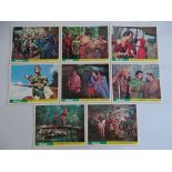 STORY OF ROBIN HOOD (1952) Later Release - Complete set of 8 x British Front of House Lobby Cards (
