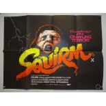 SQUIRM (1976) - UK QUAD FILM POSTER - 30" x 40" (76 x 101.5 cm) - Folded, Fine