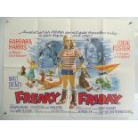 FREAKY FRIDAY (1976) - UK Quad Film Poster - FIRST RELEASE - Classic WALT DISNEY live action