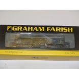 A GRAHAM FARISH N GAUGE 371-078 CLASS 25/2 DIESEL D7549 WEATHERED IN BR TWO TONE GREEN LATE CREST
