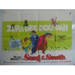 SONG OF THE SOUTH (1960's/70's Release) Lot x 2 - UK Quad Film Poster (30" x 40" - 76 x 101.5 cm)