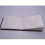 Autograph: An autograph album - numbered 230 containing circa 45 signatures collected in person by