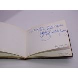 Autograph: An autograph album - numbered 51 containing 40 signatures collected in person by Laurie