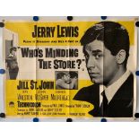 WHO'S MINDING THE STORE (1963) - British UK Quad - JERRY LEWIS - 30" x 40" (76 x 101.5 cm) -