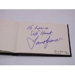 Autograph: An autograph album - numbered 137 containing circa 44 signatures collected in person by