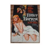 BITTER HARVEST (1963) - UK One Sheet Film Poster (27” x 40” – 68.5 x 101.5 cm) - Very Fine plus -