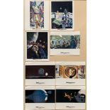 2001: A SPACE ODYSSEY (1968) - Complete set 16 x British Front of House 'CINERAMA' Lobby Cards -