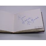 Autograph: An autograph album originally part of the Laurie Butcher Collection - numbered 115