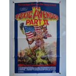 THE TOXIC AVENGER PART 2 (1989) - US One Sheet - Bob Larkin artwork - Cult Troma horror comedy - (