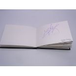 Autograph: An autograph album - numbered 231 containing circa 45 signatures collected in person by