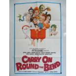 CARRY ON ROUND THE BEND (1971) - British One Sheet Movie Poster - (27" x 40" - 68.5 x 101.5 cm) -