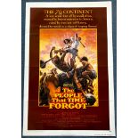 THE PEOPLE THAT TIME FORGOT (1977) - US one sheet film poster - 27" x 41" (68.5 x 104 cm) -