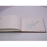 Autograph: A pair of autograph albums - originally part of the Laurie Butcher Collection -