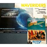SURFING Lot x 3 - To include BILLABONG ODYSSEY (2004), WAVERIDERS (2009) - Both UK Quad Film Posters