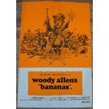 BANANAS (1971) - (WOODY ALLEN) - UK Double Crown Film Poster (20” x 30” – 50.8 x 76.2 cm) - Fine