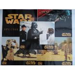 STAR WARS: TRILOGY (1997 SPECIAL EDITION RE-RELEASE) - Set of five over sized lobby cards - Flat/