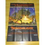 DRAGON SLAYER (1981) UK 60" x 40" Artwork by BRIAN BYSOUTH from a design by VIC FAIR - Folded (as