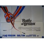 BATTLE OF BRITAIN (1969) - A UK Quad Film Poster 30" x 40" (76 x 101.5 cm) - together with