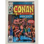 CONAN #80 (1977 - MARVEL) NM (Cents Copy) - SIGNED BY HOWARD CHAYKIN & ERNIE CHAN - John Buscema