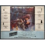 STAR WARS: THE EMPIRE STRIKES BACK (1980) - US Subway poster -'Gone With The Wind' Style with