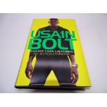 SIGNED BOOKS: FASTER THAN LIGHTNING: USAIN BOLT - Hardback - (1st edition, 2013) SIGNED by USAIN