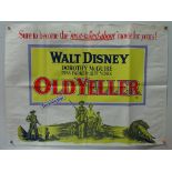 OLD YELLER (1967) - British UK Quad - Folded (as issued) - 30" x 40" (76 x 101.5 cm) - Folded (as