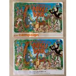 JUNGLE BOOK (1975 Release) LOT - (2 in Lot) - British campaign brochure & complementing synopsis for