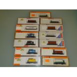 N GAUGE - A group of German outline wagons by Arno