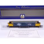 OO GAUGE - A Lima Class 37 diesel locomotive, 37420 The Scottish Hosteller, in Large Logo blue