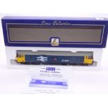 OO GAUGE - A Lima Class 50 diesel locomotive, 50050 Peco Golden Jubilee, in Large Logo Blue, #231 of