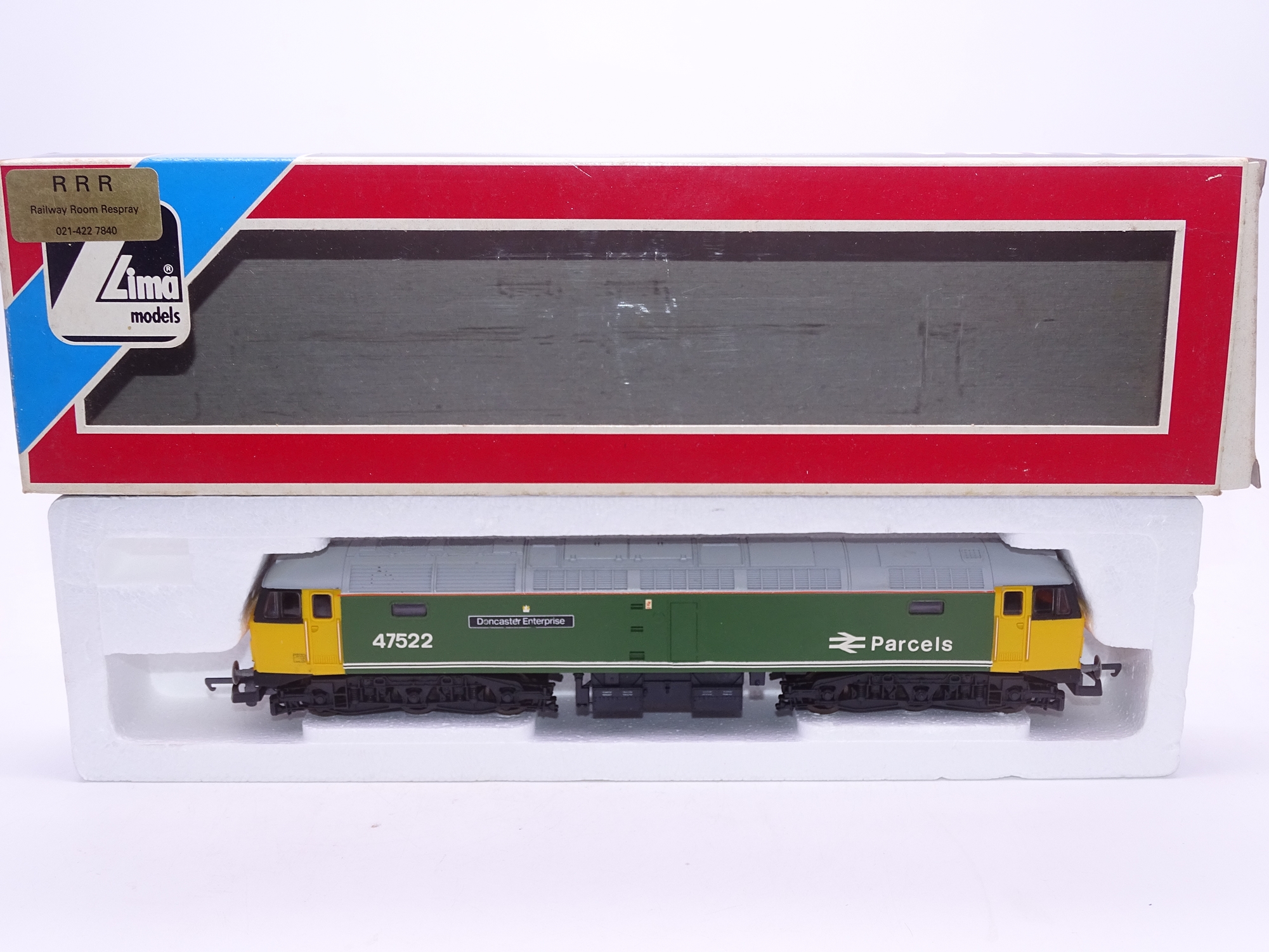 OO GAUGE - A Lima Class 47 diesel locomotive, professionally resprayed, 47522 Doncaster