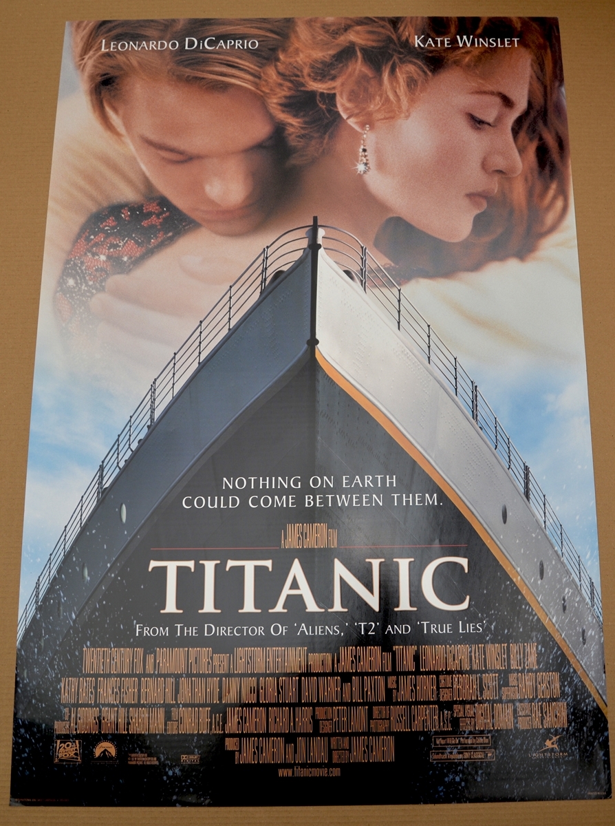 TITANIC (1997) UK One Sheet Film Poster (27” x 40” – 68.5 x 101.5 cm) - Rolled - Very Good/Near