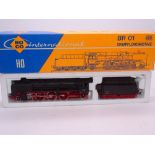 HO GAUGE - A Roco German BR01 steam locomotive in