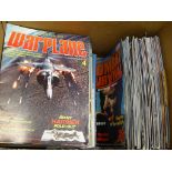 BRITISH COMICS - A large selection of Warplane and