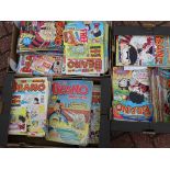 BRITISH COMICS - A large selection of Beano comics