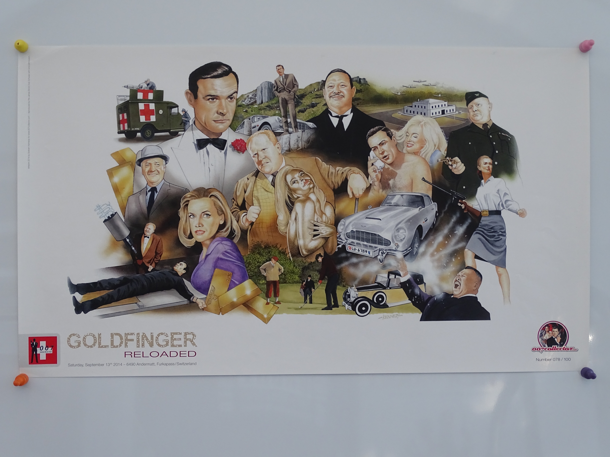 GOLDFINGER RE-LOADED (2014) - SWISS COLLECTORS' CL