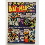 BATMAN #182 & 185 (2 in Lot) - (1966 - DC - Cents Copy/ Pence Stamp - Gd) - 2 x 80 page Giant-Size