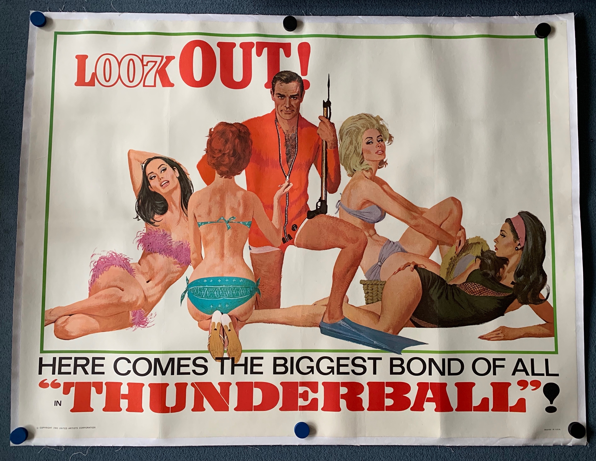 THUNDERBALL (1965) - JAMES BOND - US Subway movie