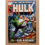 HULK #118 (1969 - MARVEL) VG/FN (Pence Copy) - The Hulk battles the Sub-Mariner. Lady Dorma