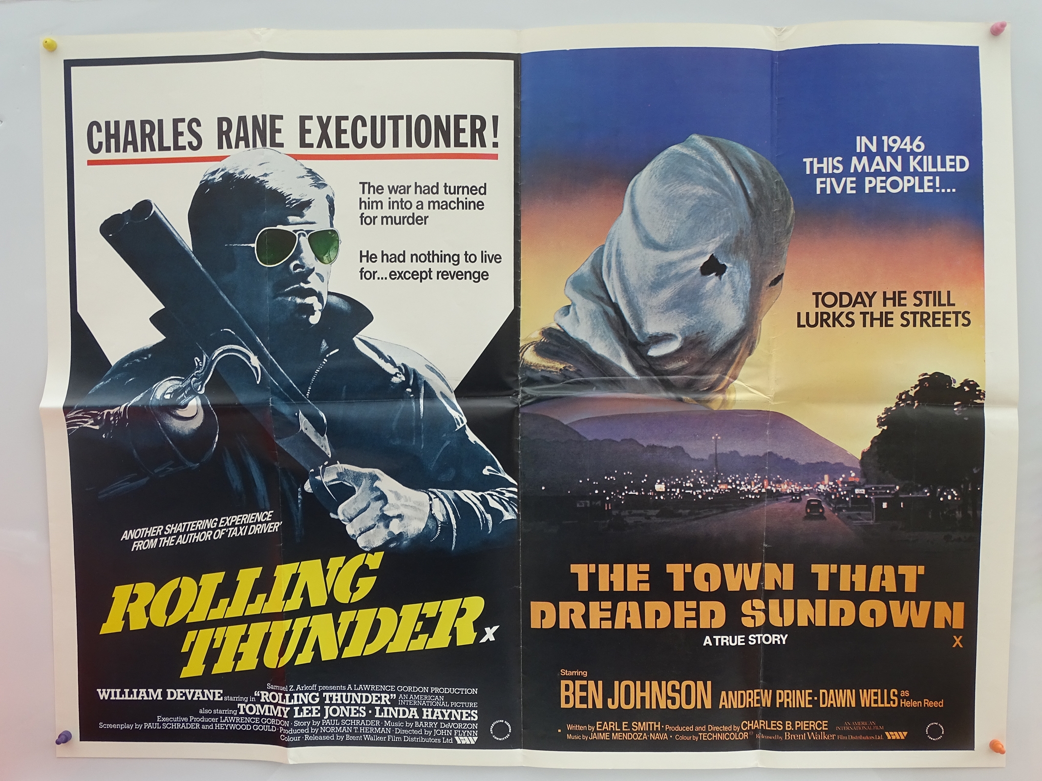 ROLLING THUNDER / THE TOWN THAT DREADED SUNDOWN (1