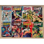 SUB-MARINER #1, 2, 3, 4, 5, 6, 9, 10 (8 in Lot) - (1968 - MARVEL) - VG/FN (Cents Copy/Pence Copy/