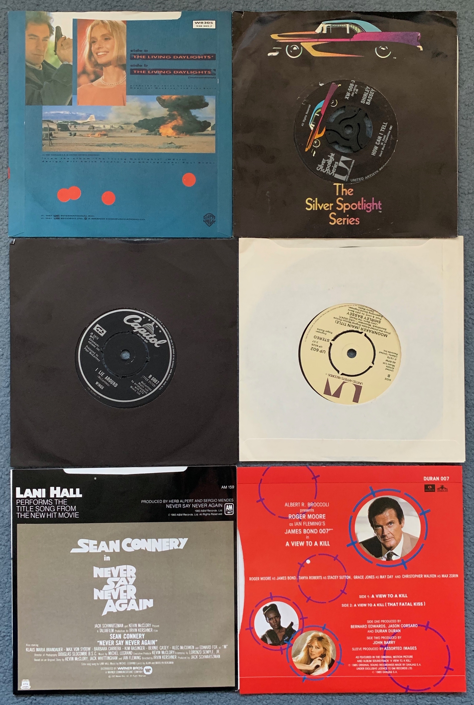 JAMES BOND RECORD MEMORABILIA LOT (6 in Lot) - 6 x - Image 2 of 2