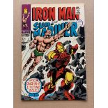 IRON MAN & SUB-MARINER #1 (1968 - MARVEL) VG/FN (Cents Copy / Pence Stamp) - This one-shot