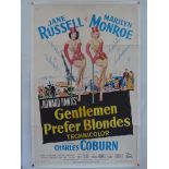 GENTLEMEN PREFER BLONDES (1953) - US One Sheet - M