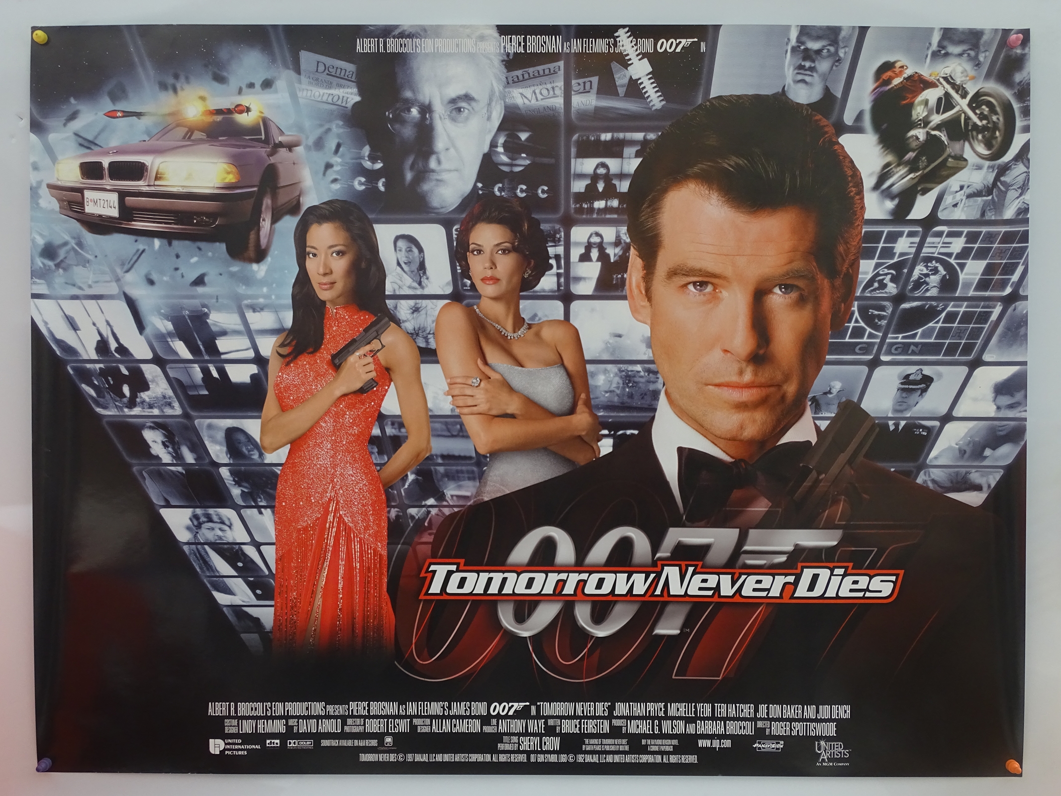 JAMES BOND: TOMORROW NEVER DIES (1997) Lot of 2 Br - Image 3 of 3