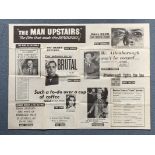 THE MAN UPSTAIRS (1958) - British UK quad film pos