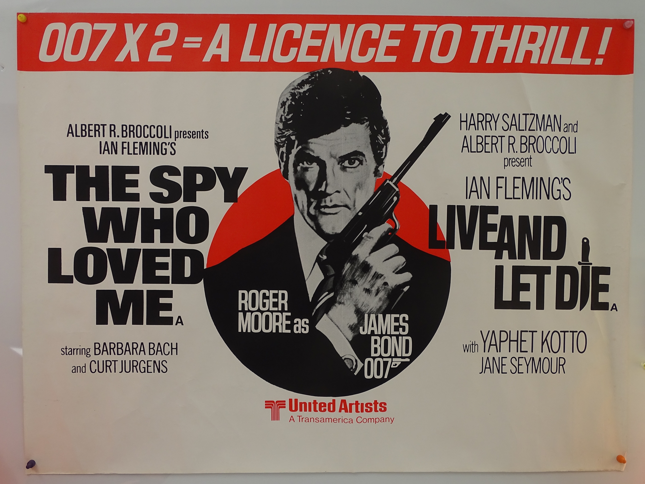 JAMES BOND: THE SPY WHO LOVED ME (1977) / LIVE AND